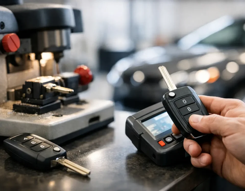 Copia de llaves de coche codificadas sin esperas