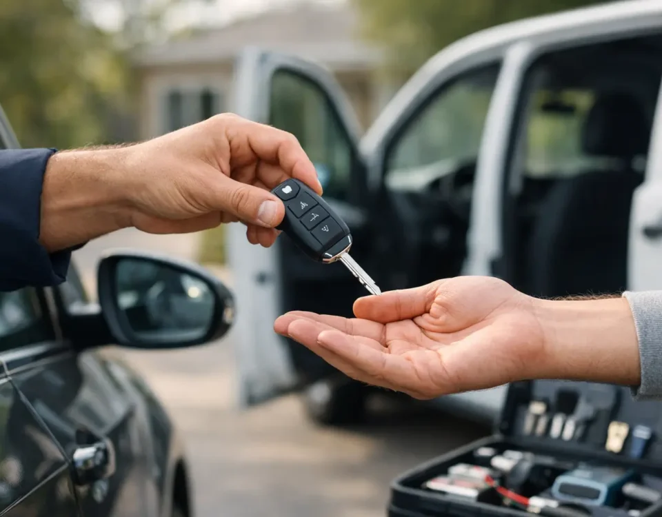 Llave de coche a domicilio rápida y segura