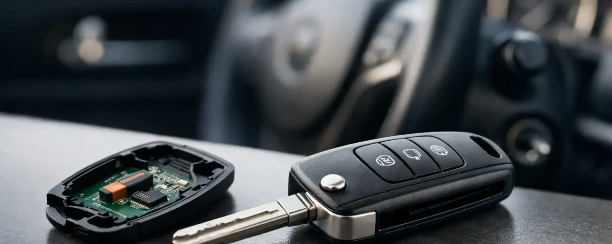 Cómo funciona una llave transponder de coche