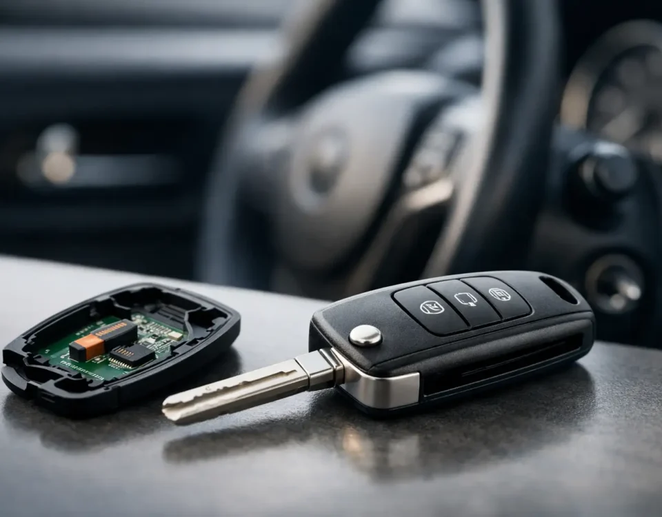 Cómo funciona una llave transponder de coche
