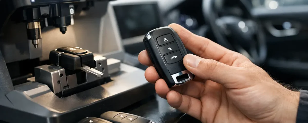 Copia de llave smart key rápida y segura