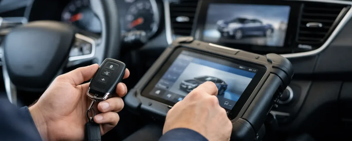 Programación del inmovilizador de coche moderno