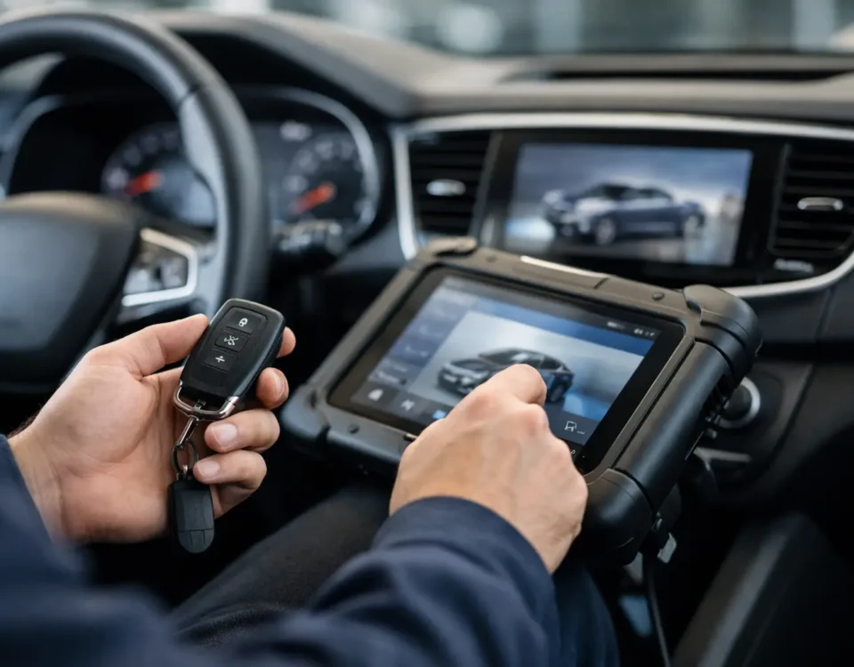 Programación del inmovilizador de coche moderno