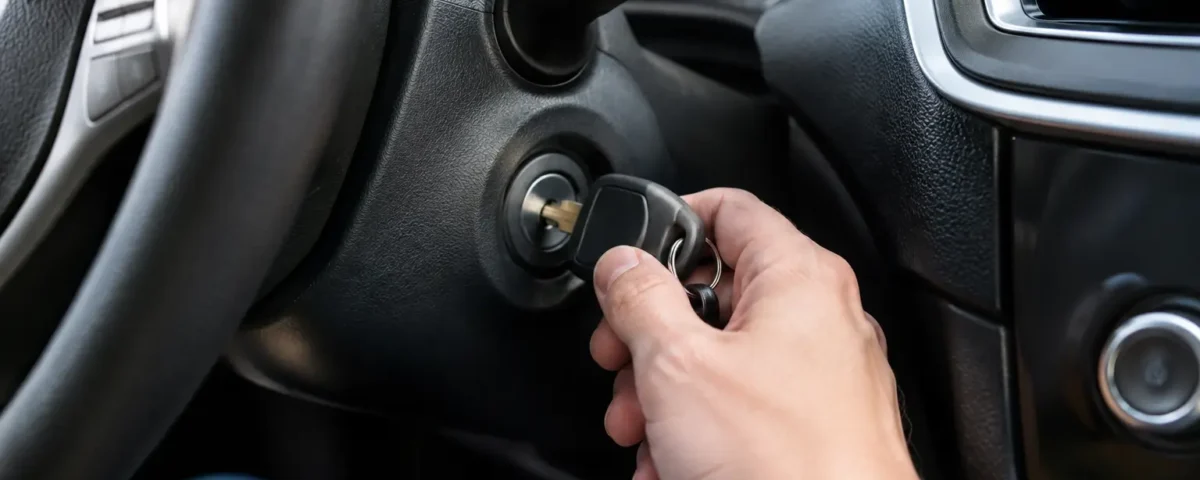 Caso de extracción de llave del contacto en coche