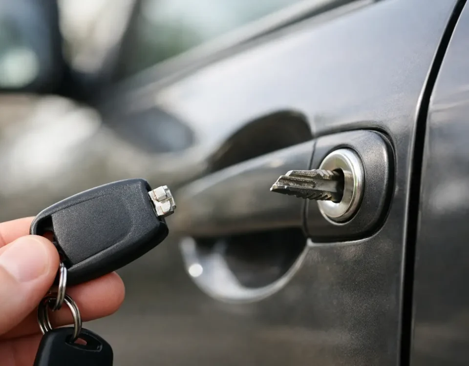 Cómo extraer una llave rota del bombín del coche
