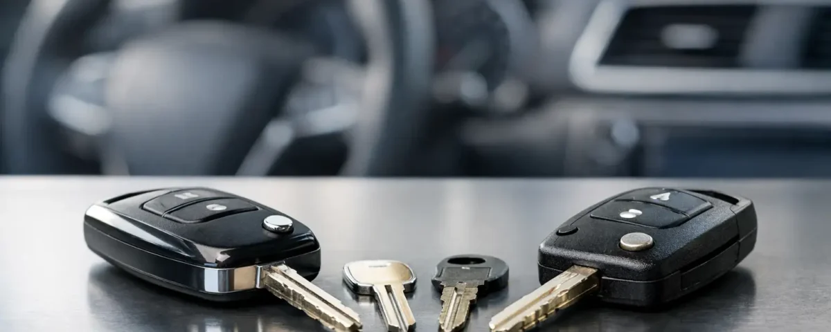 Llave original versus duplicada de coche