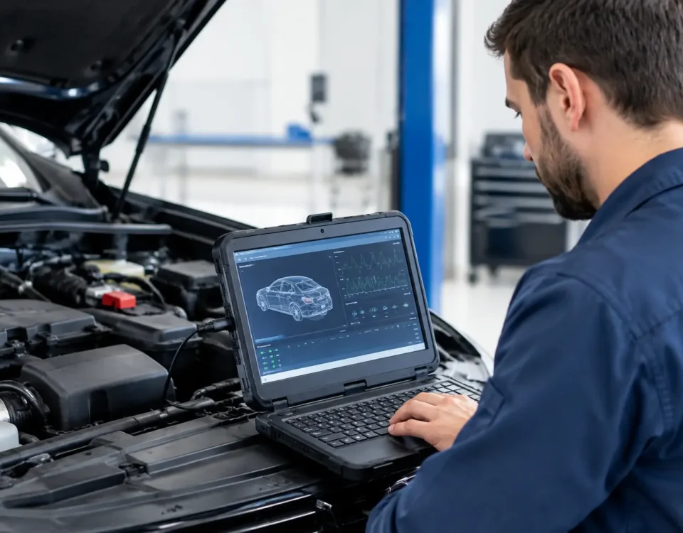 Evaluación del diagnóstico electrónico del automóvil