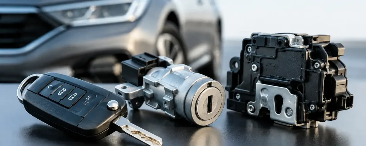 Tipos de cerraduras automotrices modernas